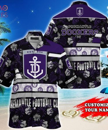 Fremantle Dockers Afl-Custom Super Hawaiian Shirt Summer