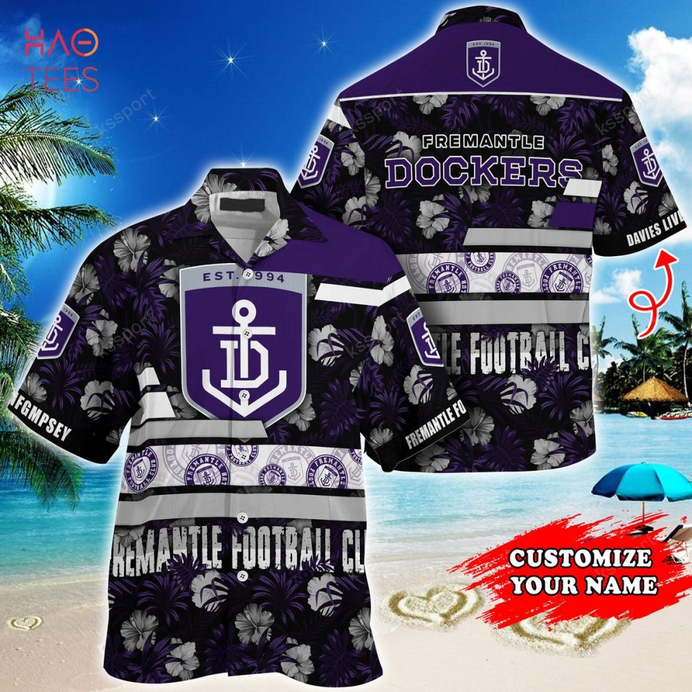 Fremantle Dockers Afl-Custom Super Hawaiian Shirt Summer