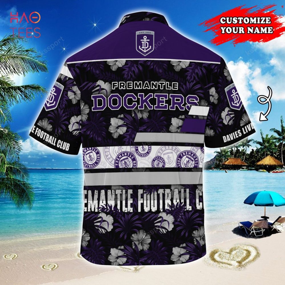 Fremantle Dockers Afl-Custom Super Hawaiian Shirt Summer - Image 2