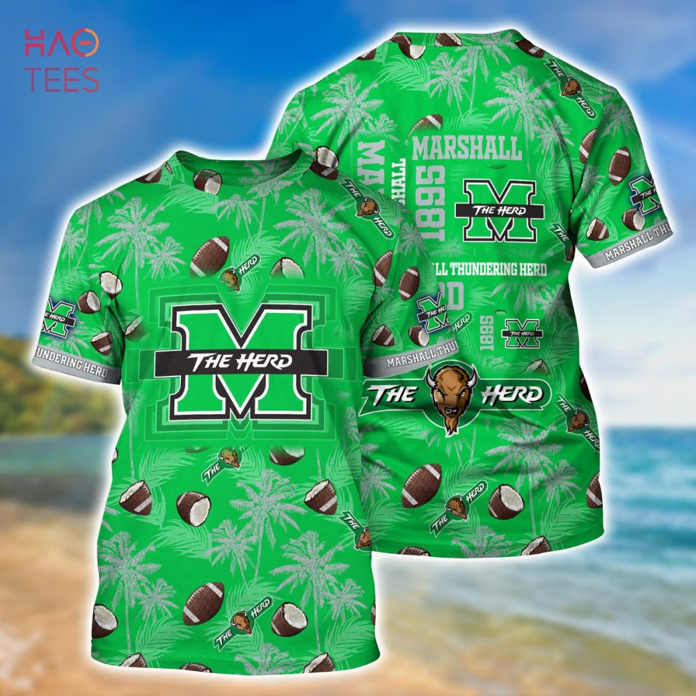 Marshall Thundering Herd Hawaiian Shirt, Gift For Summer - Image 2