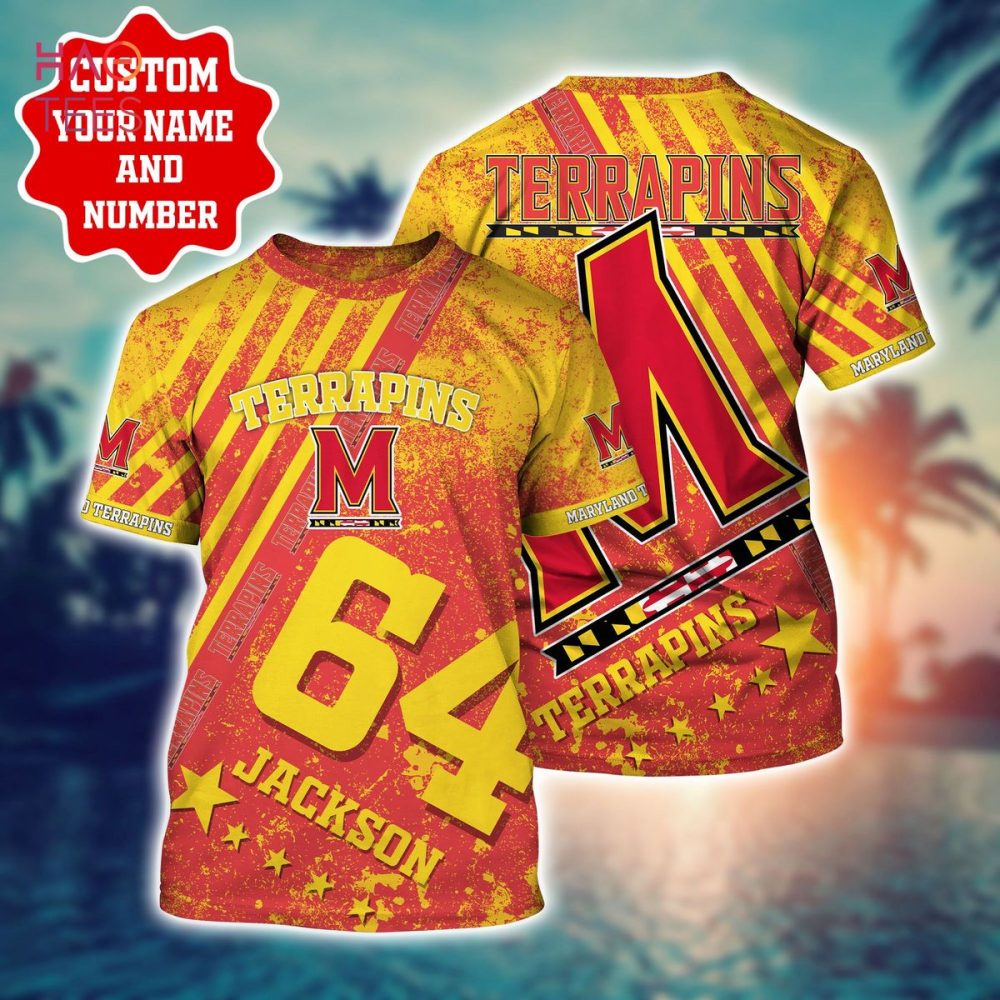 Maryland Terrapins Personalized Hawaiian Shirt - Image 2