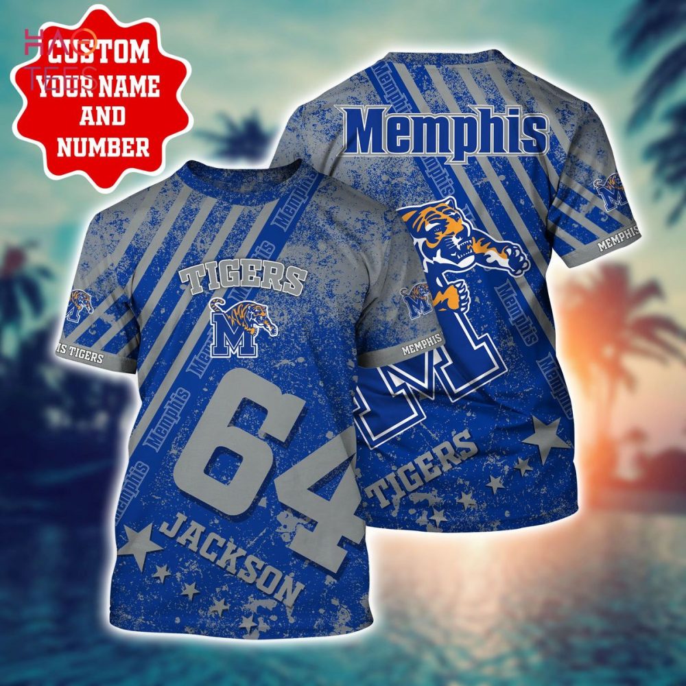 Memphis Tigers Personalized Hawaiian Shirt - Image 2