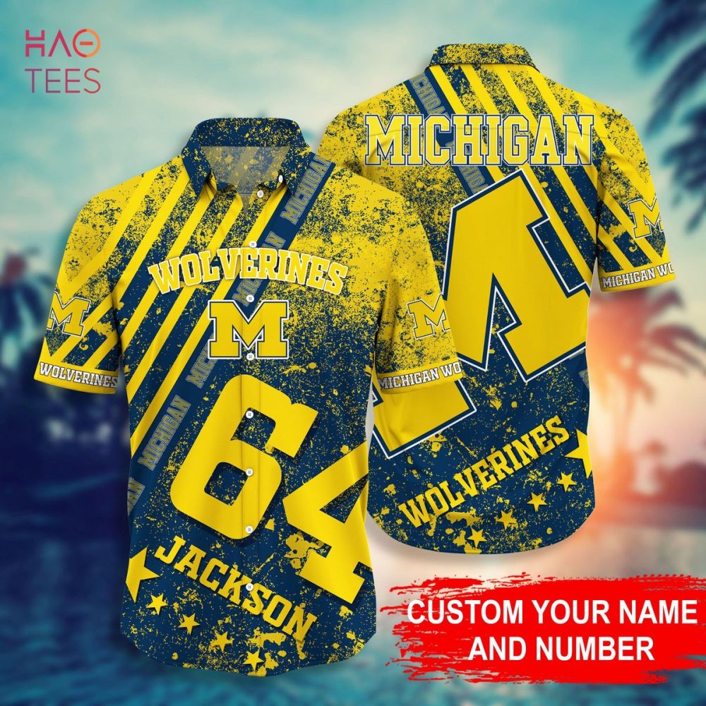 Michigan Wolverines Personalized Hawaiian Shirt