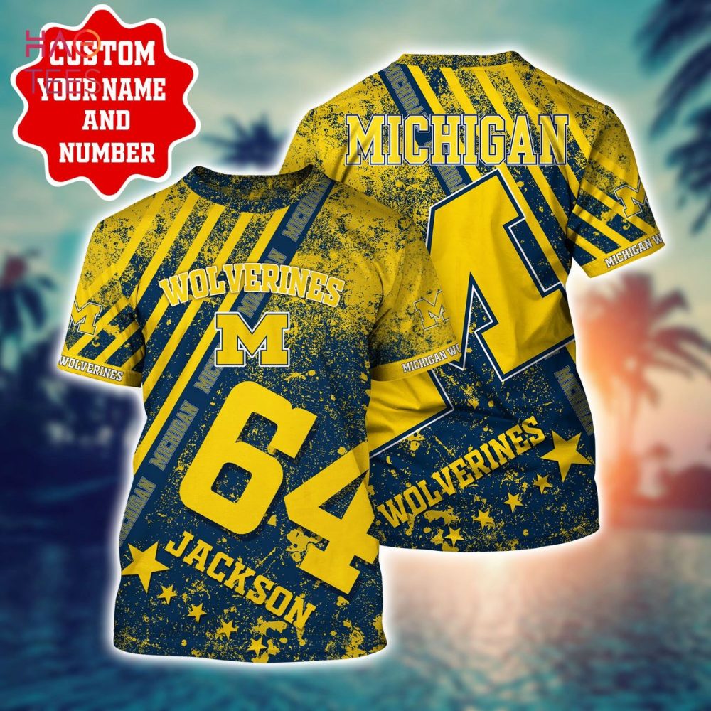 Michigan Wolverines Personalized Hawaiian Shirt - Image 2