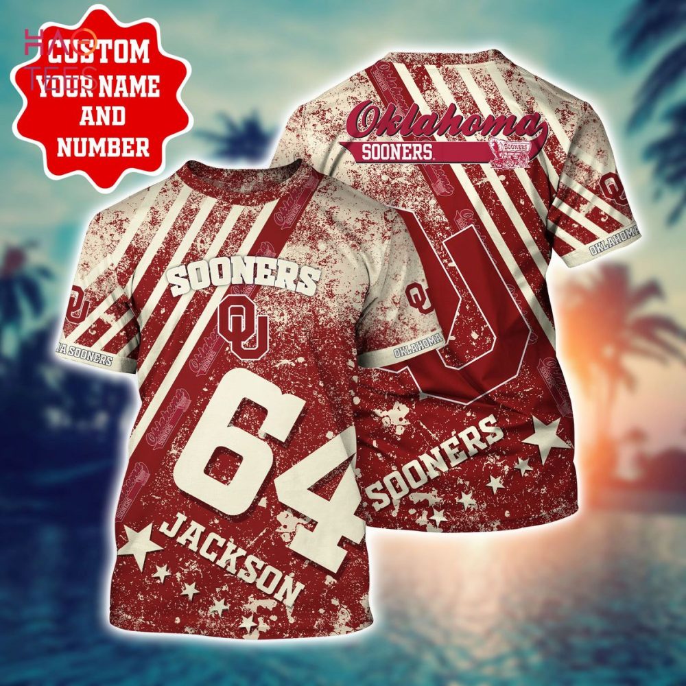 Oklahoma Sooners Personalized Hawaiian Shirt - Image 2