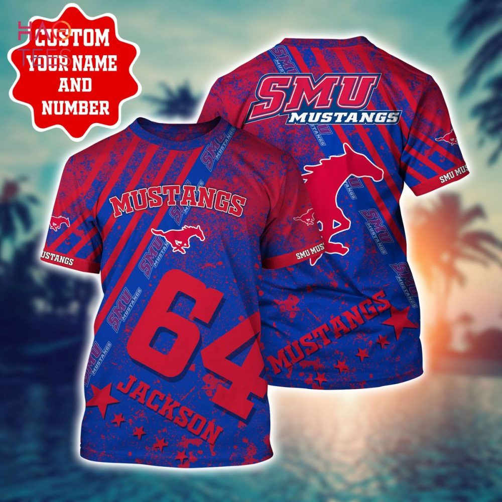 Smu Mustangs Personalized Hawaiian Shirt - Image 2