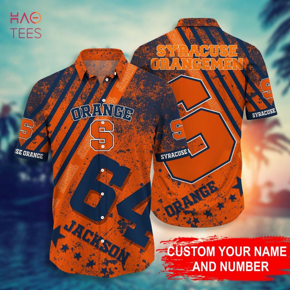 Syracuse Orange Personalized Hawaiian Shirt