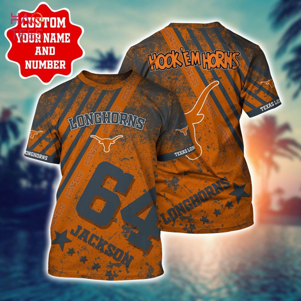 Texas Longhorns Personalized Hawaiian Shirt - Image 2