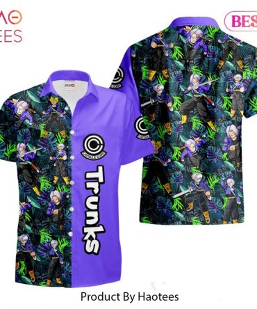 Trunks Hawaiian Shirts Custom Anime Merch Clothes For Men Women