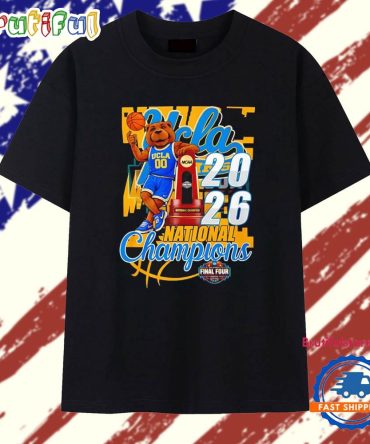 Ucla Bruins 2026 National Champions Mascot Trophy T Shirt
