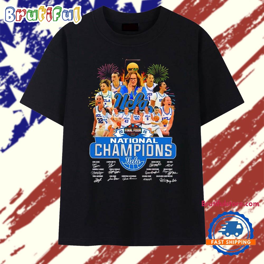 Ucla Bruins Women’S Basketball National Champions 2026 T Shirt