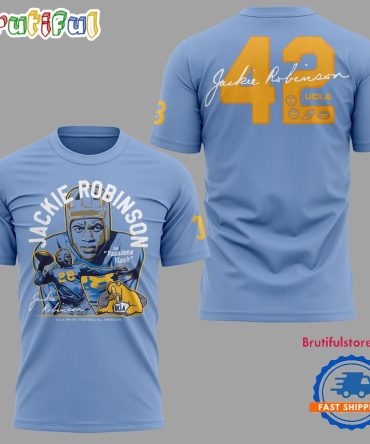 Ucla Bruins X Jackie Robinson 42 All Over Print T Shirt