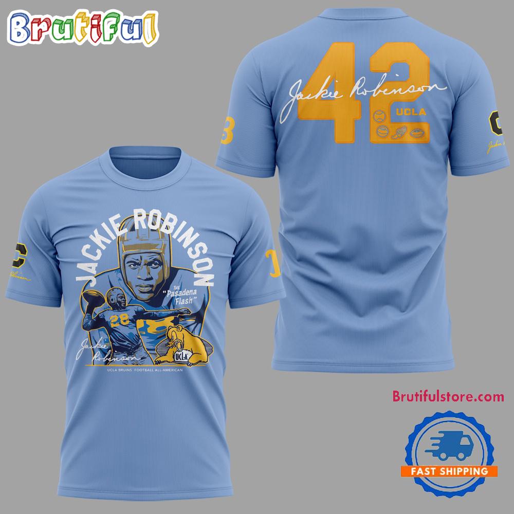 Ucla Bruins X Jackie Robinson 42 All Over Print T Shirt