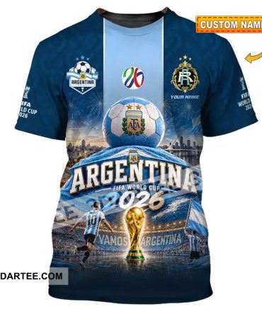 Unisex Shirt - Custom Argentina World Cup 2026 Shirt