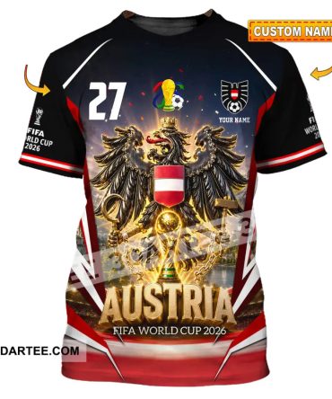Unisex Shirt - Custom Austria World Cup 2026 Shirt