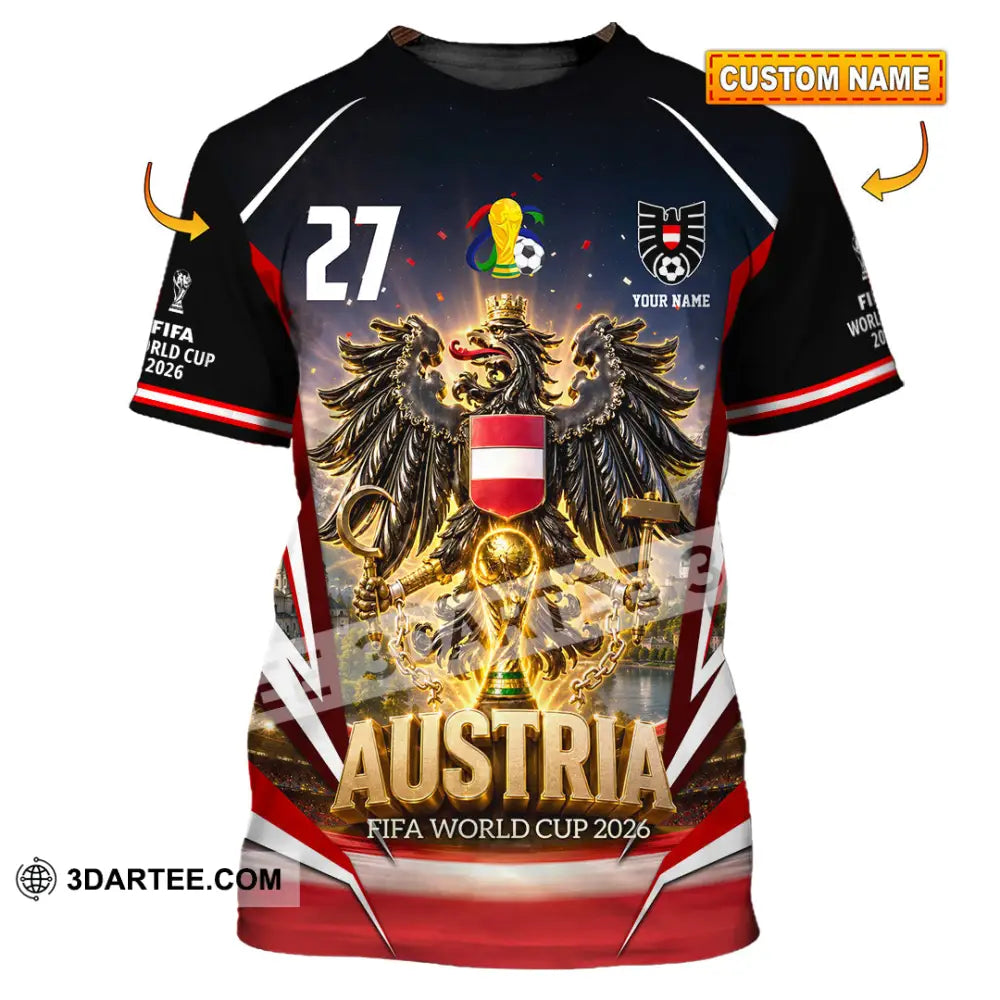 Unisex Shirt - Custom Austria World Cup 2026 Shirt