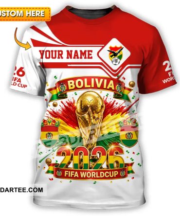 Unisex Shirt - Custom Bolivia World Cup 2026 Shirt