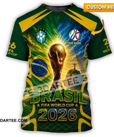 Unisex Shirt - Custom Brasil World Cup 2026 Shirt