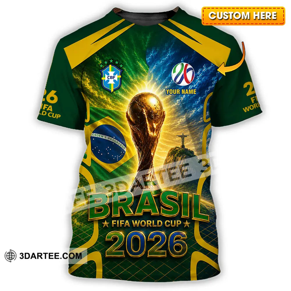 Unisex Shirt - Custom Brasil World Cup 2026 Shirt