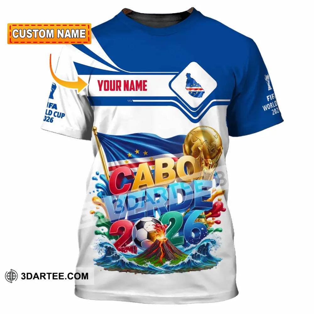 Unisex Shirt Hoodie - Custom Cabo Verde World Cup 2026 Shirt Hoodie