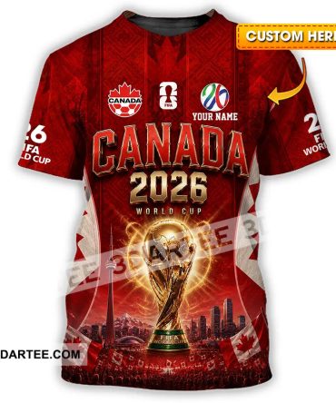 Unisex Shirt - Custom Canada World Cup 2026 Shirt