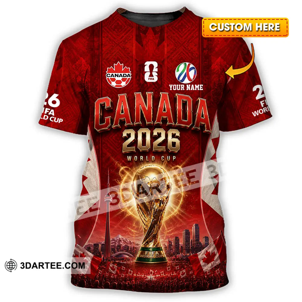 Unisex Shirt - Custom Canada World Cup 2026 Shirt