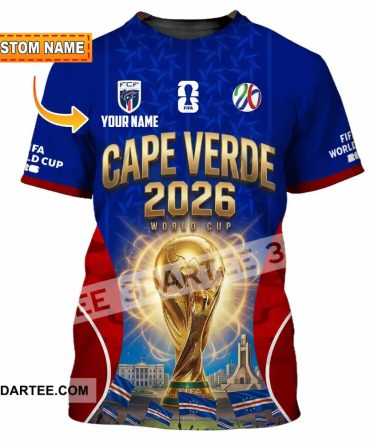 Unisex Shirt - Custom Cape Verde World Cup 2026 Shirt