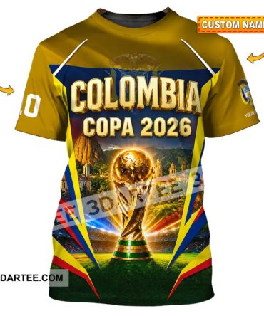 Unisex Shirt - Custom Colombia Copa 2026 Shirt