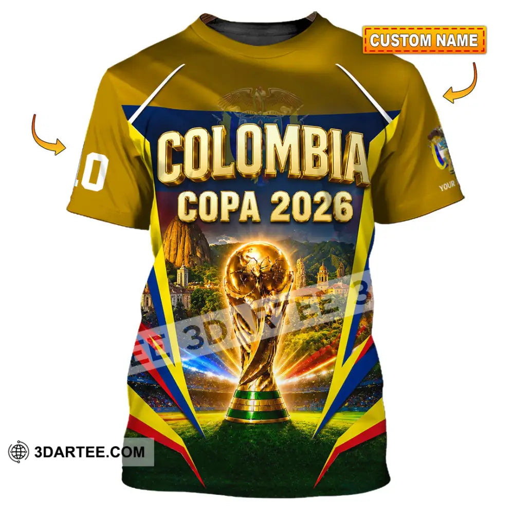 Unisex Shirt - Custom Colombia Copa 2026 Shirt