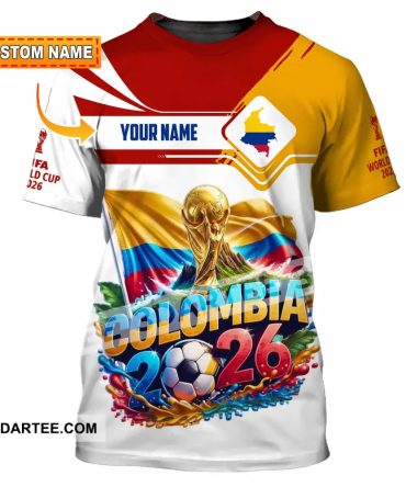 Unisex Shirt - Custom Colombia World Cup 2026 Shirt