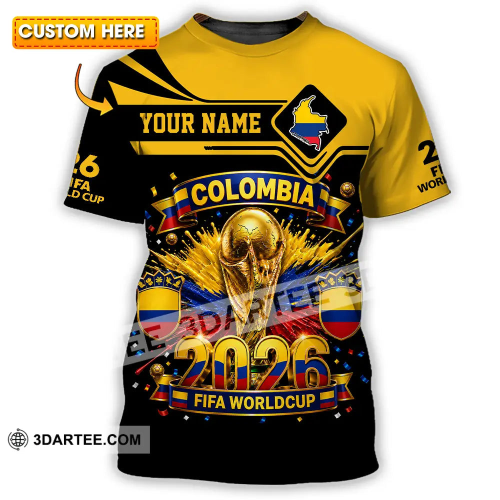 Unisex Shirt - Custom Colombia World Cup 2026 Shirt