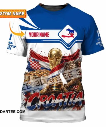 Unisex Shirt - Custom Croatia World Cup 2026 Shirt