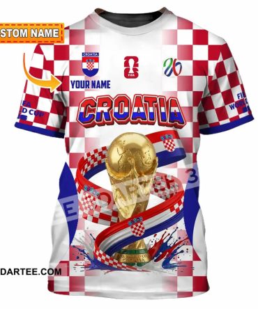 Unisex Shirt - Custom Croatia World Cup 2026 Shirt