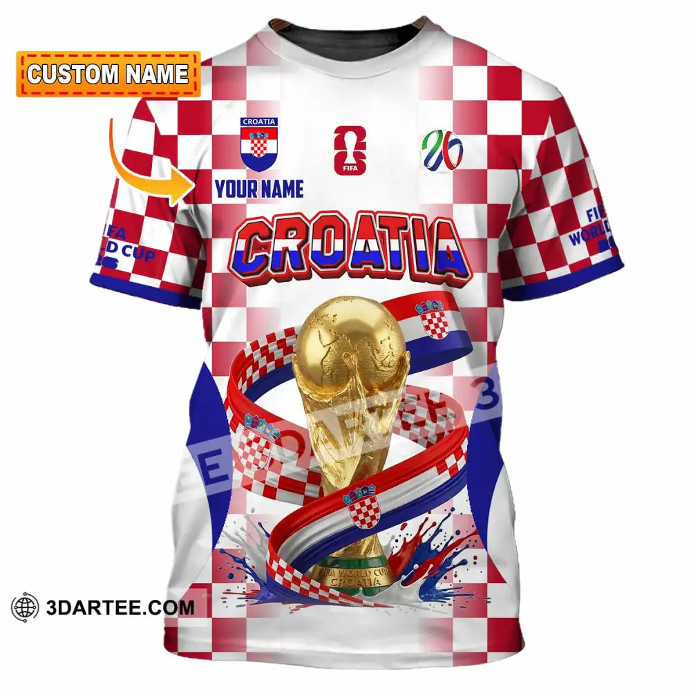 Unisex Shirt - Custom Croatia World Cup 2026 Shirt