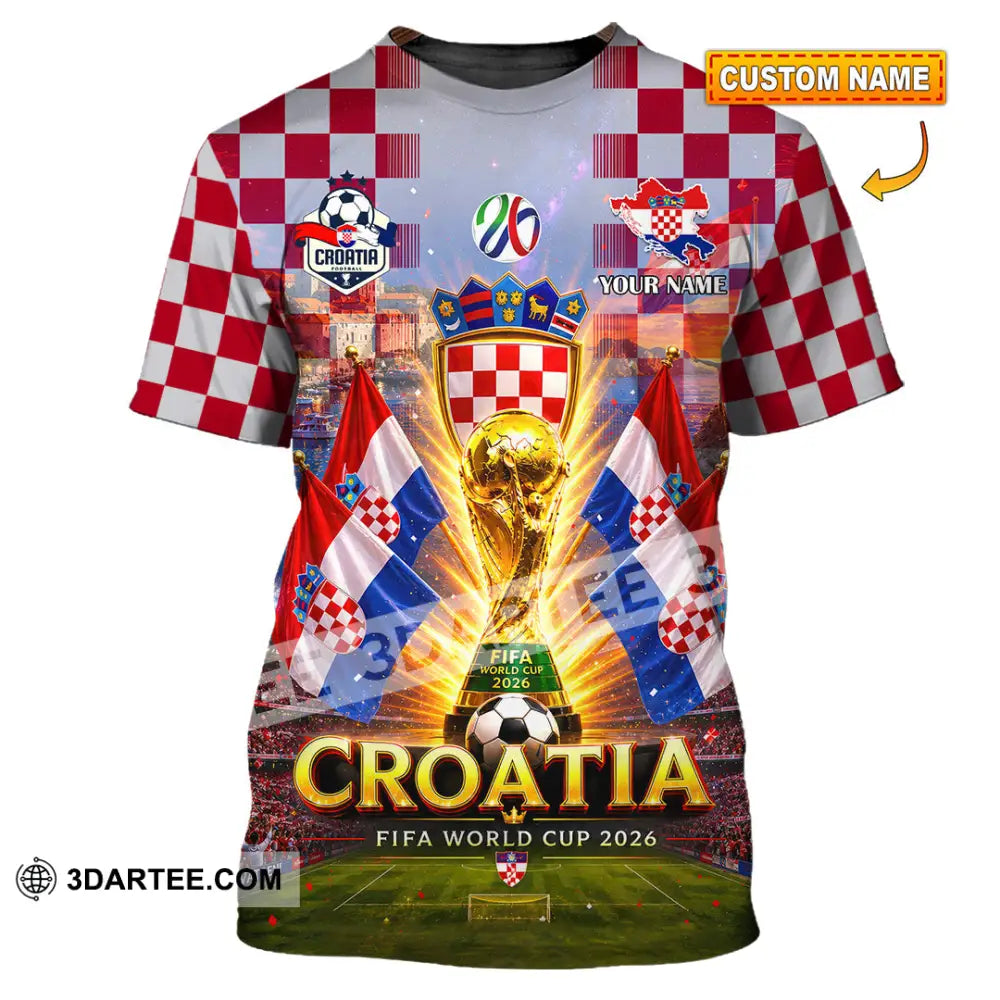 Unisex Shirt - Custom Croatia World Cup 2026 Shirt