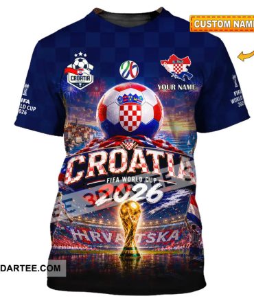 Unisex Shirt - Custom Croatia World Cup 2026 Shirt