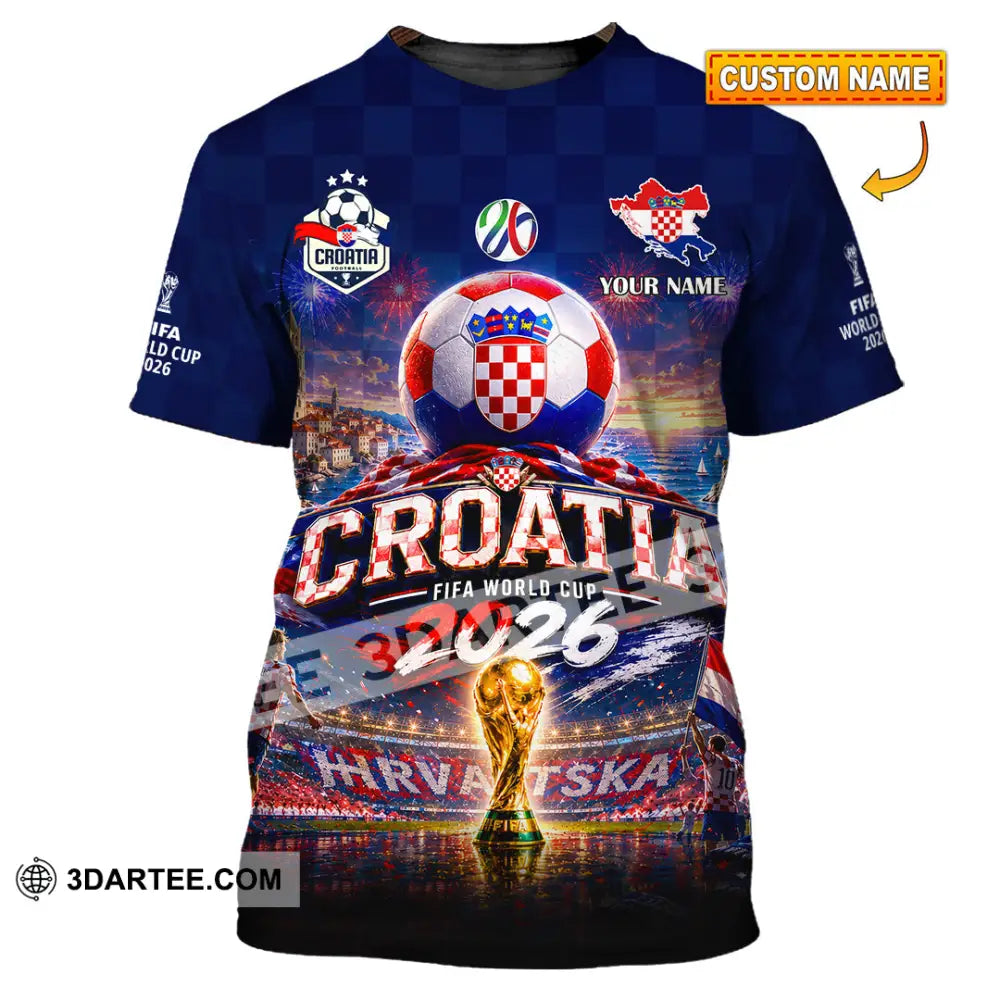 Unisex Shirt - Custom Croatia World Cup 2026 Shirt