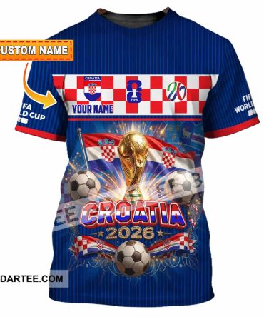 Unisex Shirt - Custom Croatia World Cup 2026 Shirt