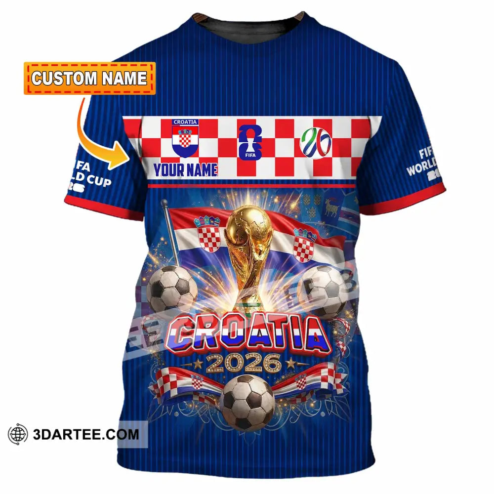 Unisex Shirt - Custom Croatia World Cup 2026 Shirt