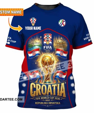 Unisex Shirt - Custom Croatia World Cup 2026 Shirt