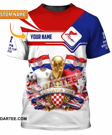 Unisex Shirt - Custom Croatia World Cup 2026 Shirt