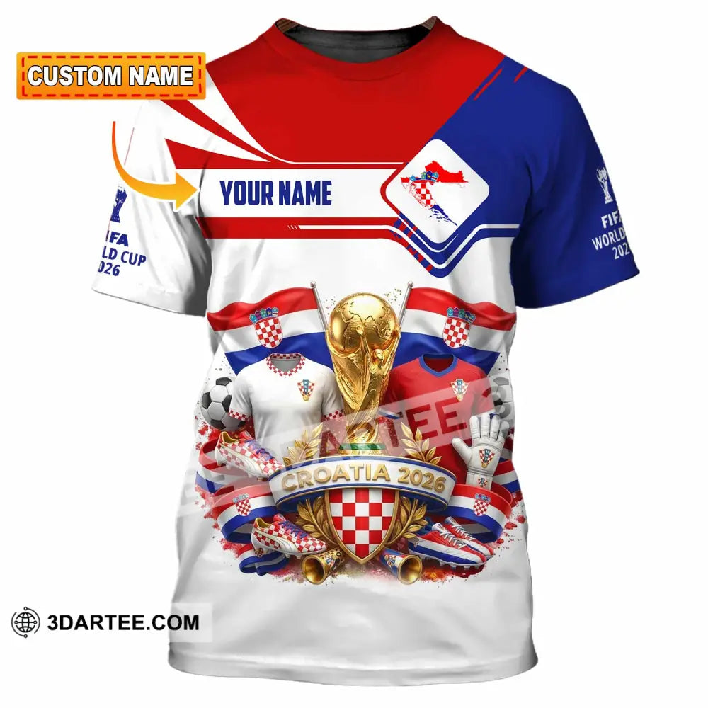 Unisex Shirt - Custom Croatia World Cup 2026 Shirt