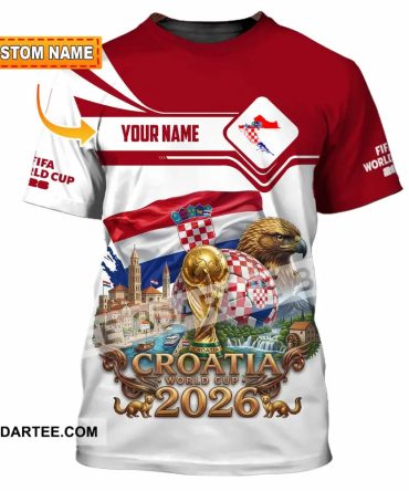 Unisex Shirt - Custom Croatia World Cup 2026 Shirt