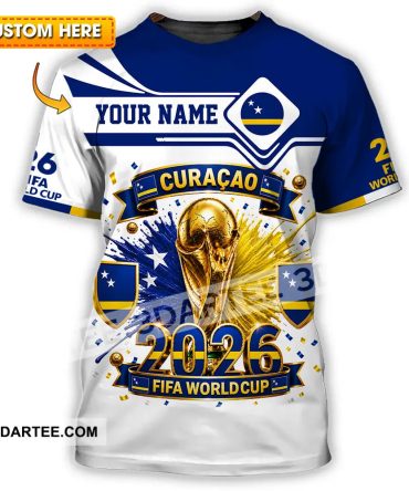 Unisex Shirt Hoodie - Custom Curacao World Cup 2026 Shirt Hoodie