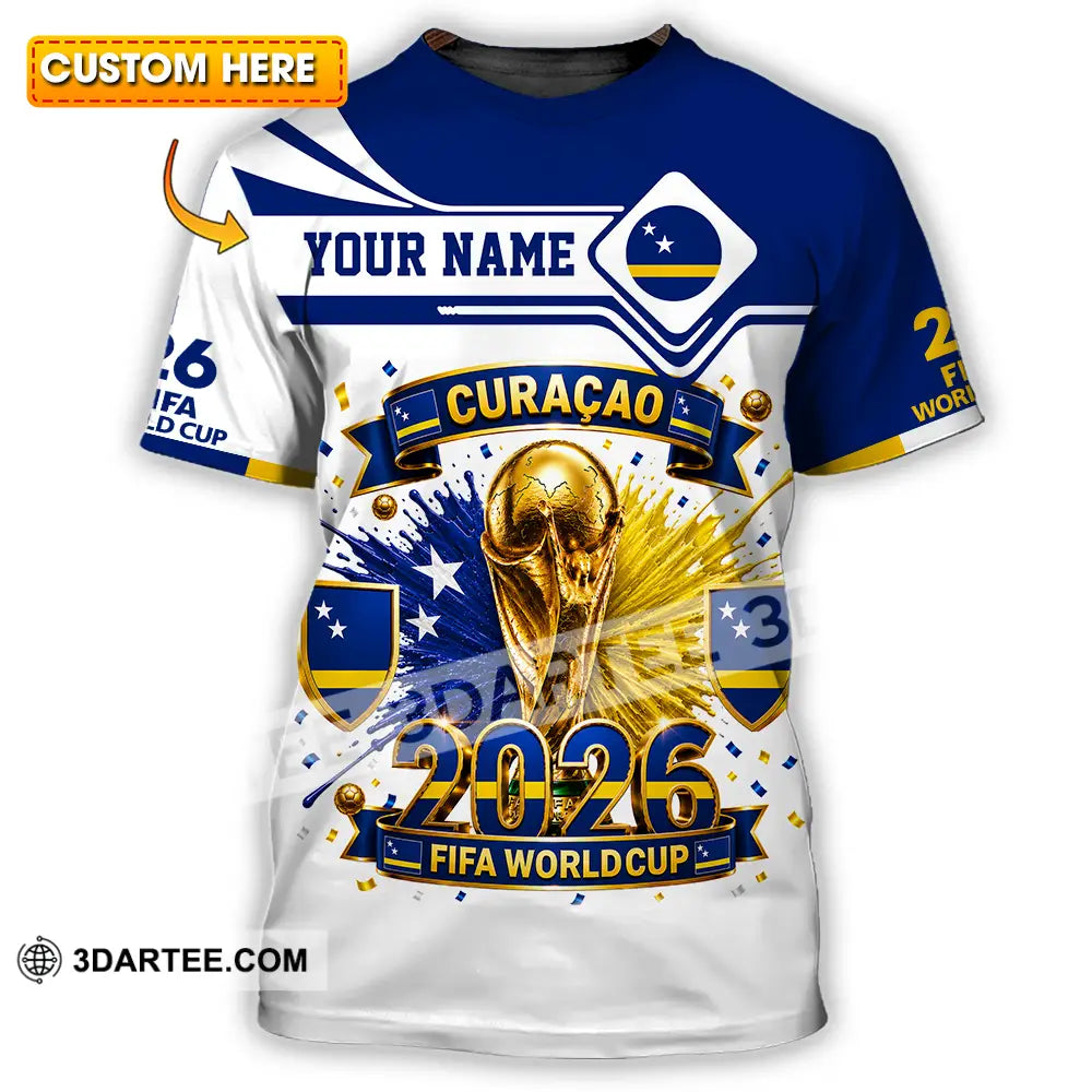 Unisex Shirt Hoodie - Custom Curacao World Cup 2026 Shirt Hoodie