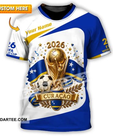 Unisex Shirt Hoodie - Custom Curacao World Cup 2026 Shirt Hoodie