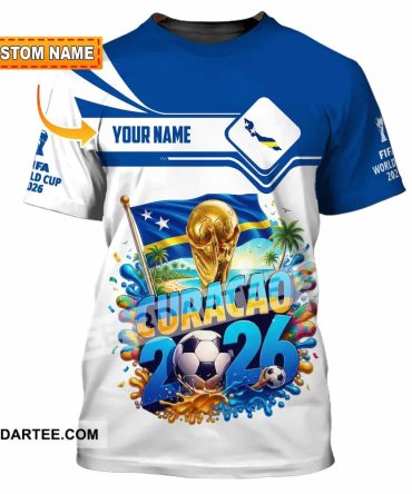 Unisex Shirt Hoodie - Custom Curacao World Cup 2026 Shirt Hoodie