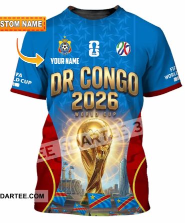 Unisex Shirt - Custom Dr Congo World Cup 2026 Shirt