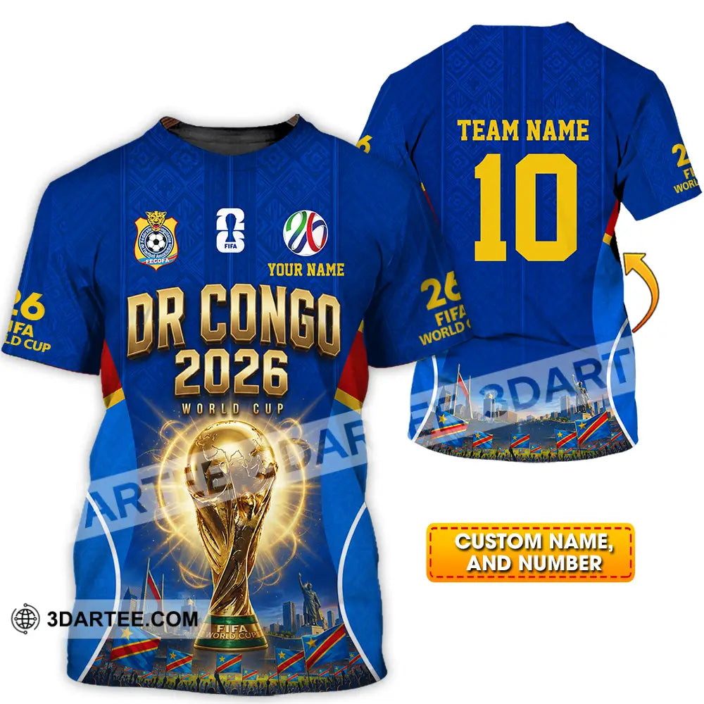 Unisex Shirt - Custom Dr Congo World Cup 2026 Shirt