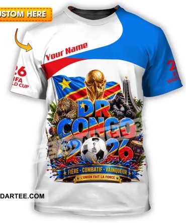 Unisex Shirt - Custom Dr Congo World Cup 2026 Shirt
